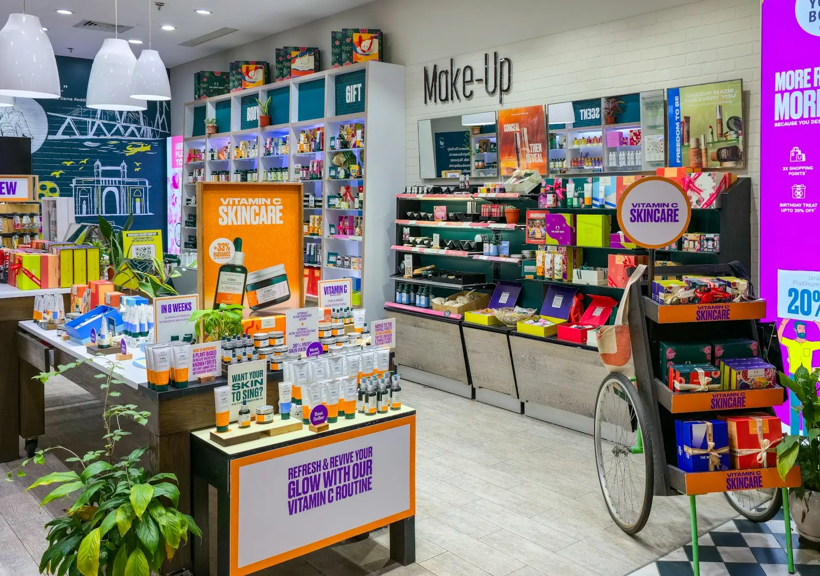 Interior of an independent retail store
